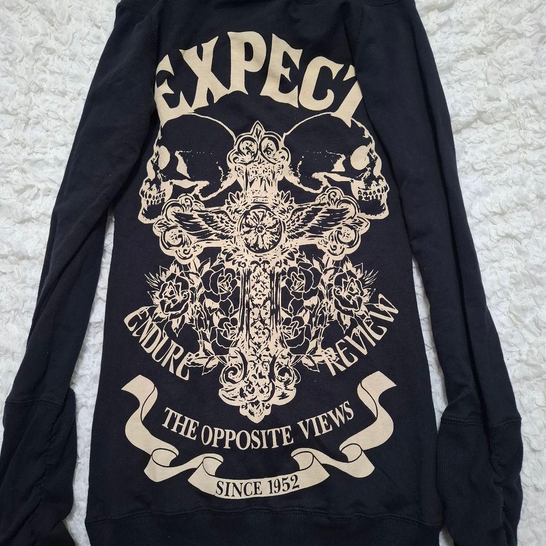 【タグ付き】d.i.a ロングパーカー　バックロゴ　ゴールド　y2k ギャル