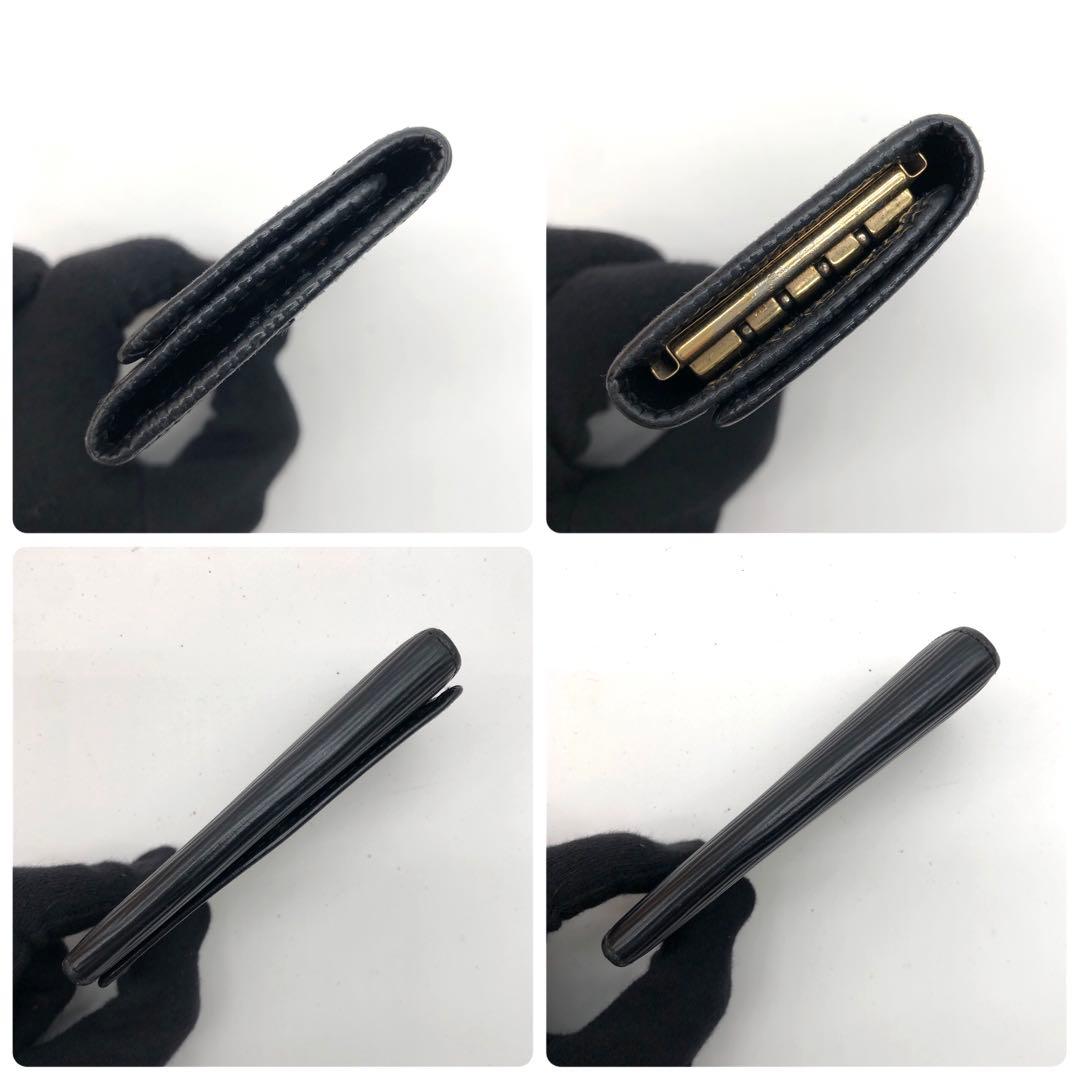 ルイヴィトン ミュルティクレ4 キーケース エピ ブラック ノワール 黒