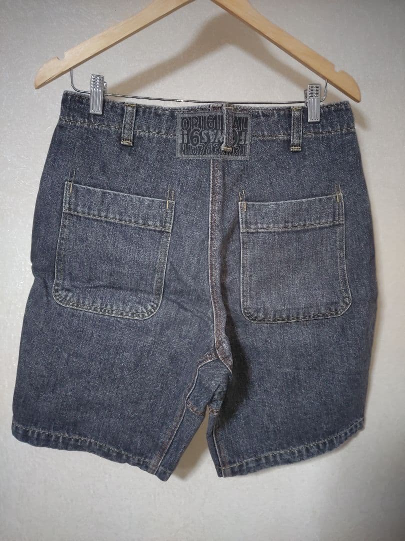 テンダーロイン　デニムショーツ　ブラック