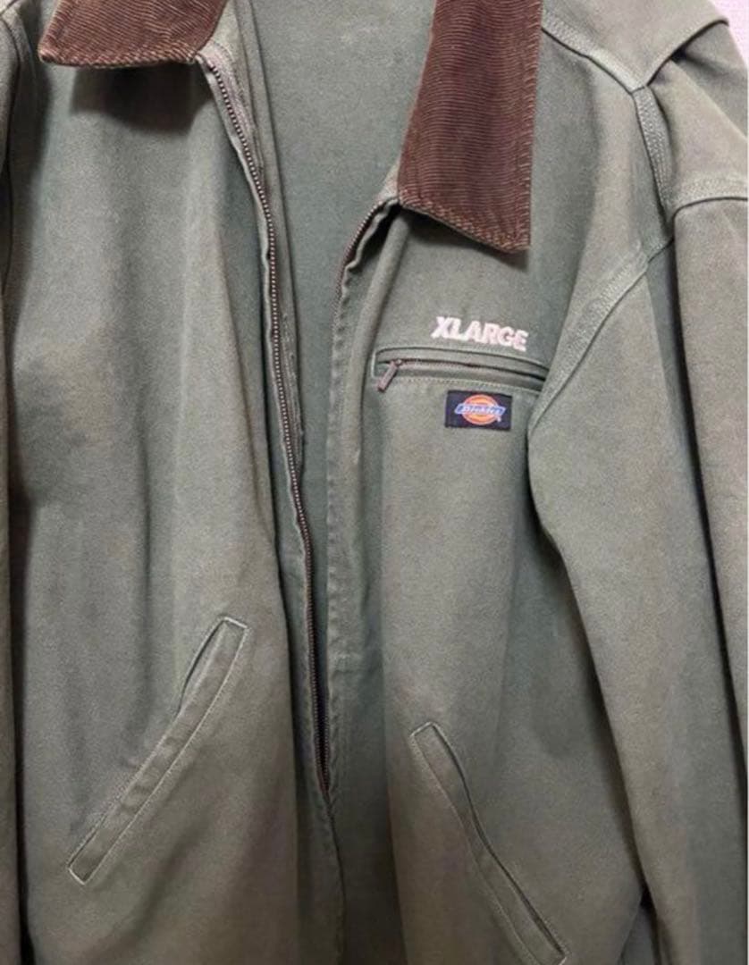 XLARGE dickiesカバーオール XL モスデトロイトジャケット