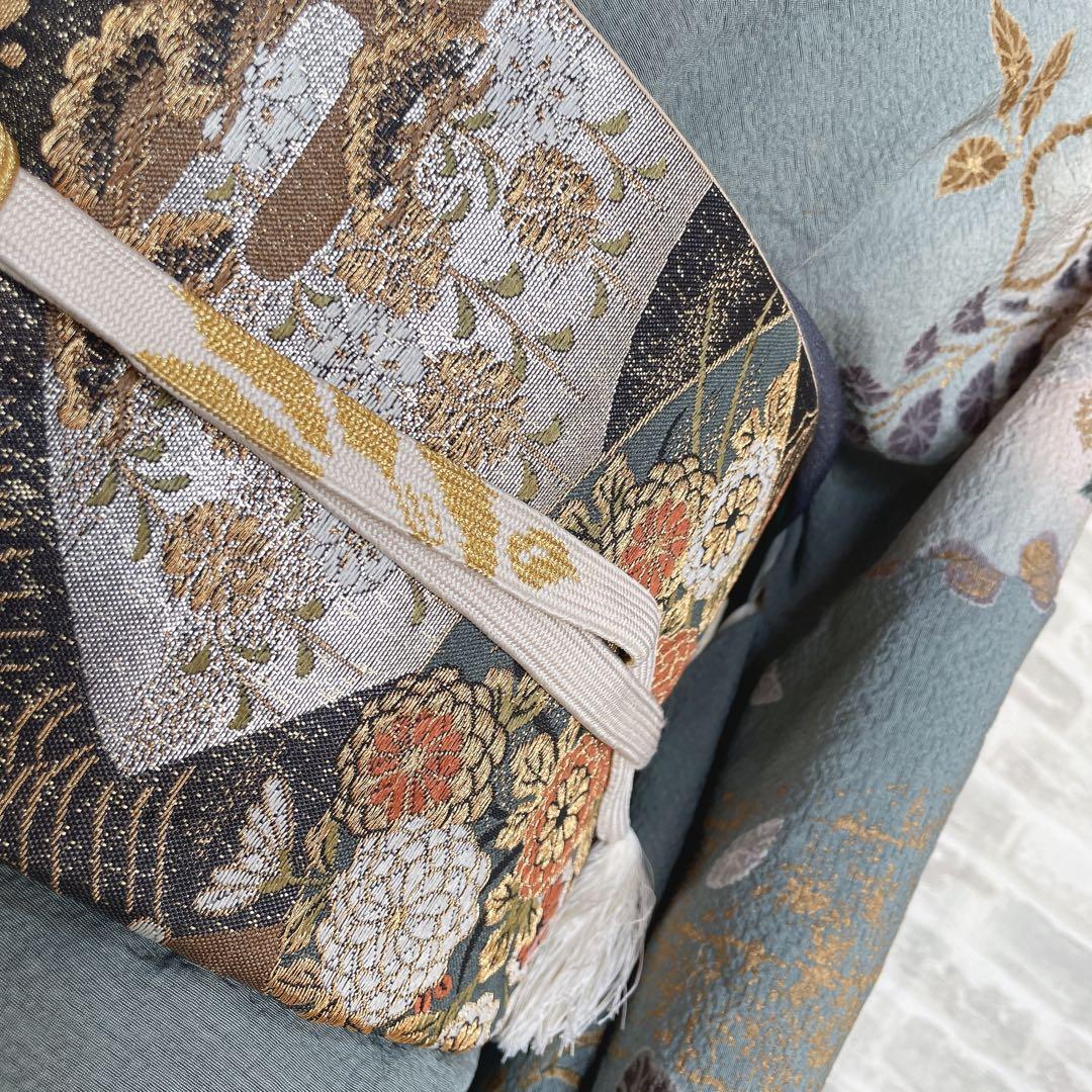 訪問着　フルセット　辻ヶ花　松　滴り　金彩加工　着物　P1