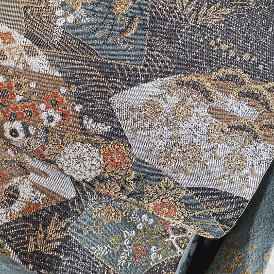 訪問着　フルセット　辻ヶ花　松　滴り　金彩加工　着物　P1