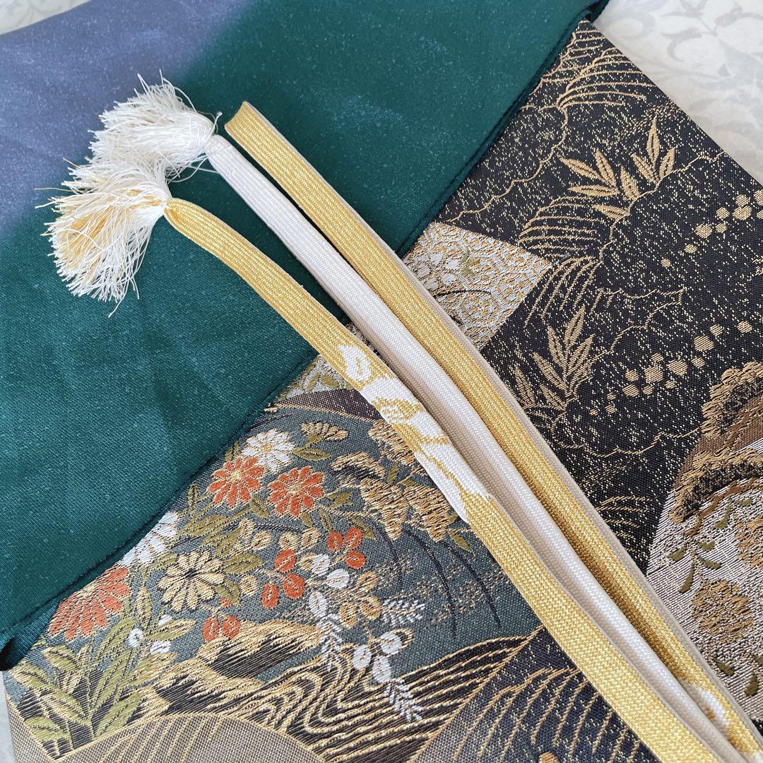 訪問着　フルセット　辻ヶ花　松　滴り　金彩加工　着物　P1