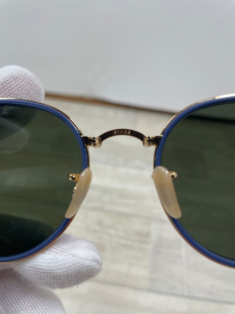 Ray-Ban RB3517 51◻︎22 折りたたみサングラス　ラウンド
