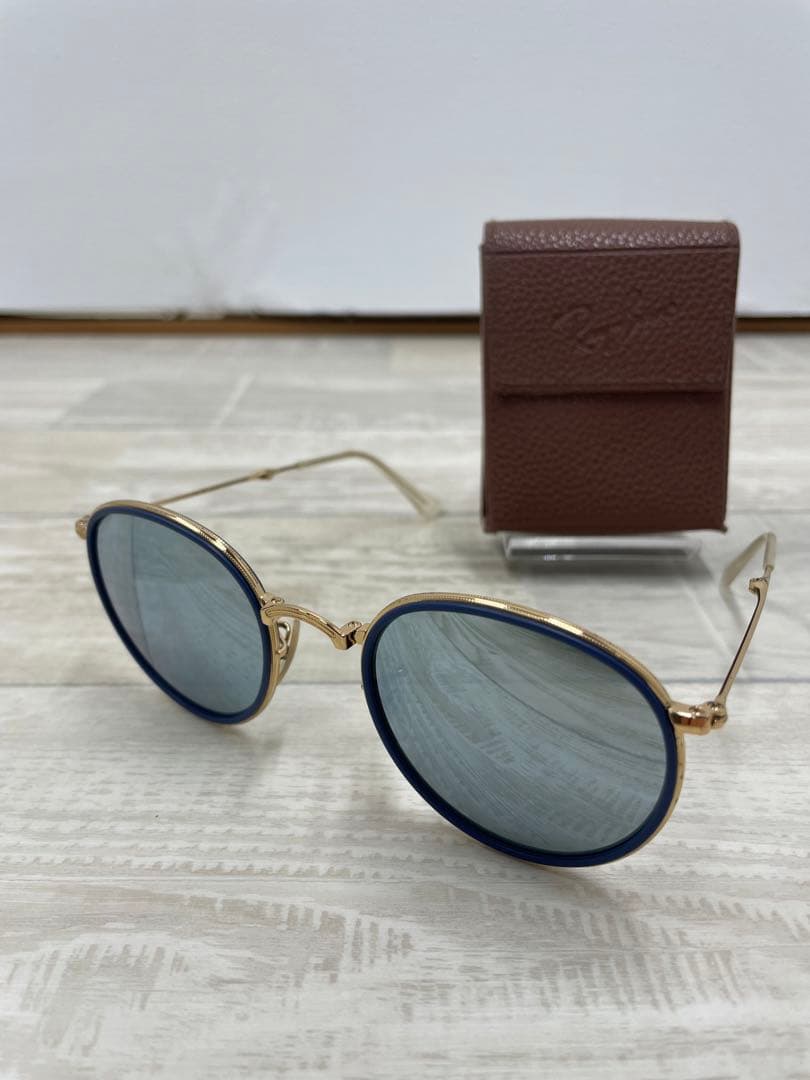 Ray-Ban RB3517 51◻︎22 折りたたみサングラス　ラウンド