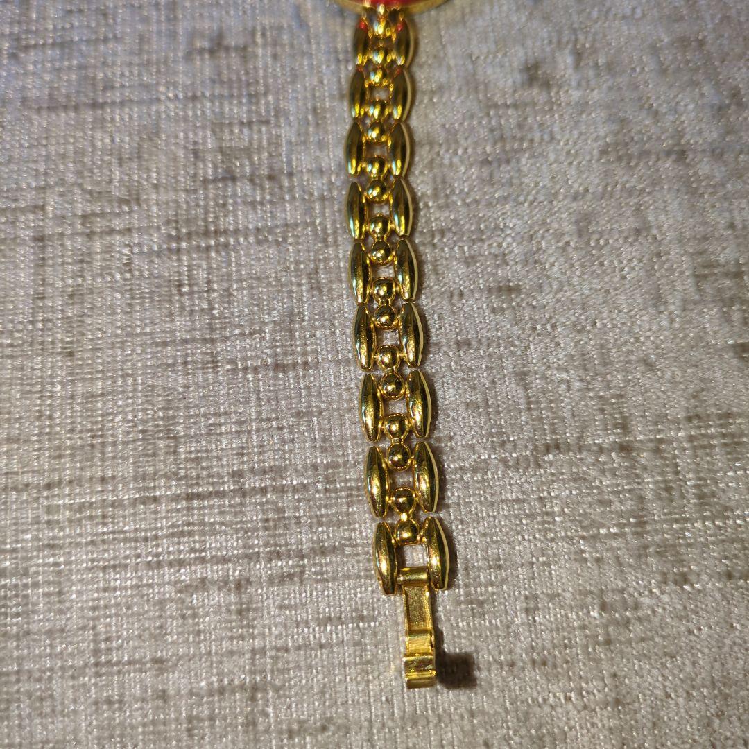 グッチ GUCCI 1100-L チェンジベゼル クォーツ レディース 赤