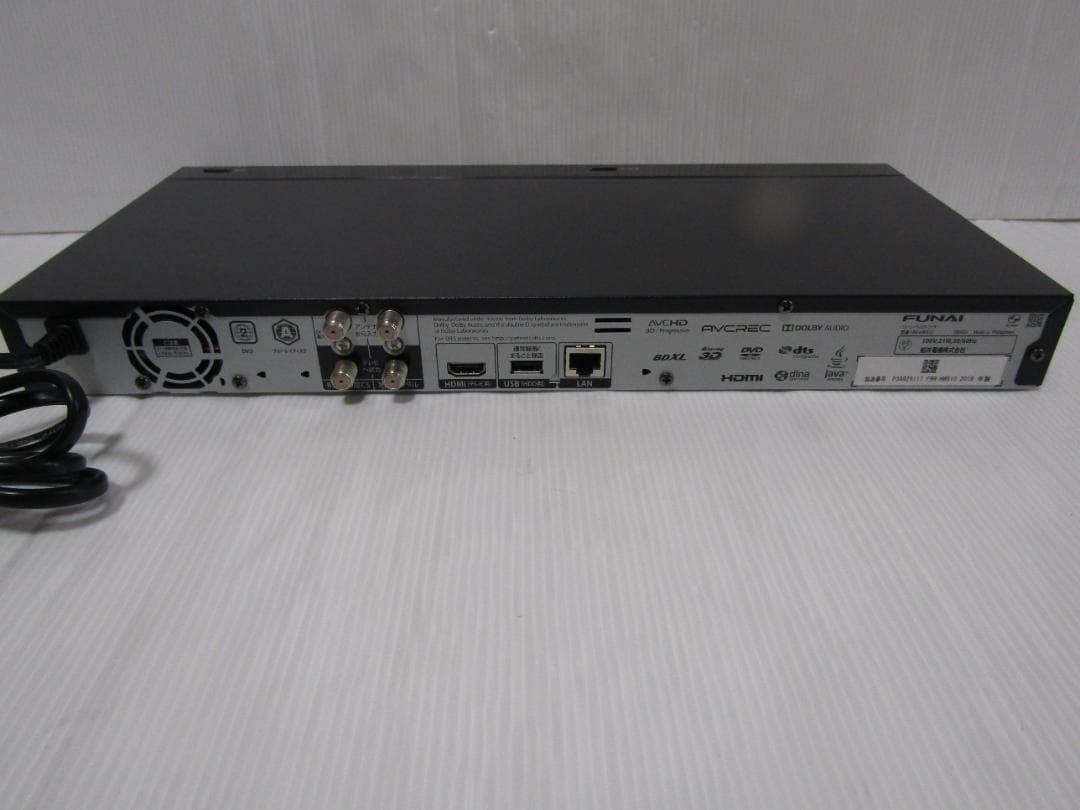 A2185 FUNAI BD/HDDレコーダー FBR-HW510 2019年