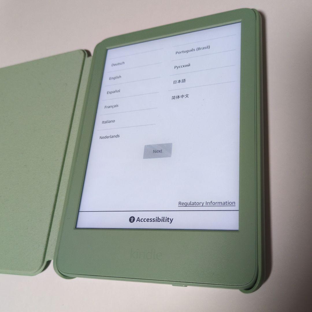 Kindle 2024年発売 6インチディスプレイ。
