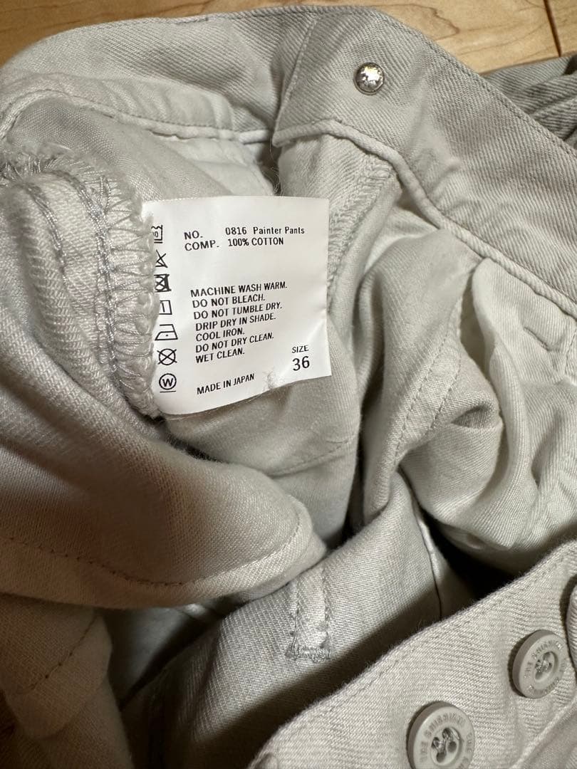 SHISHIKUI Painter pants オフホワイト