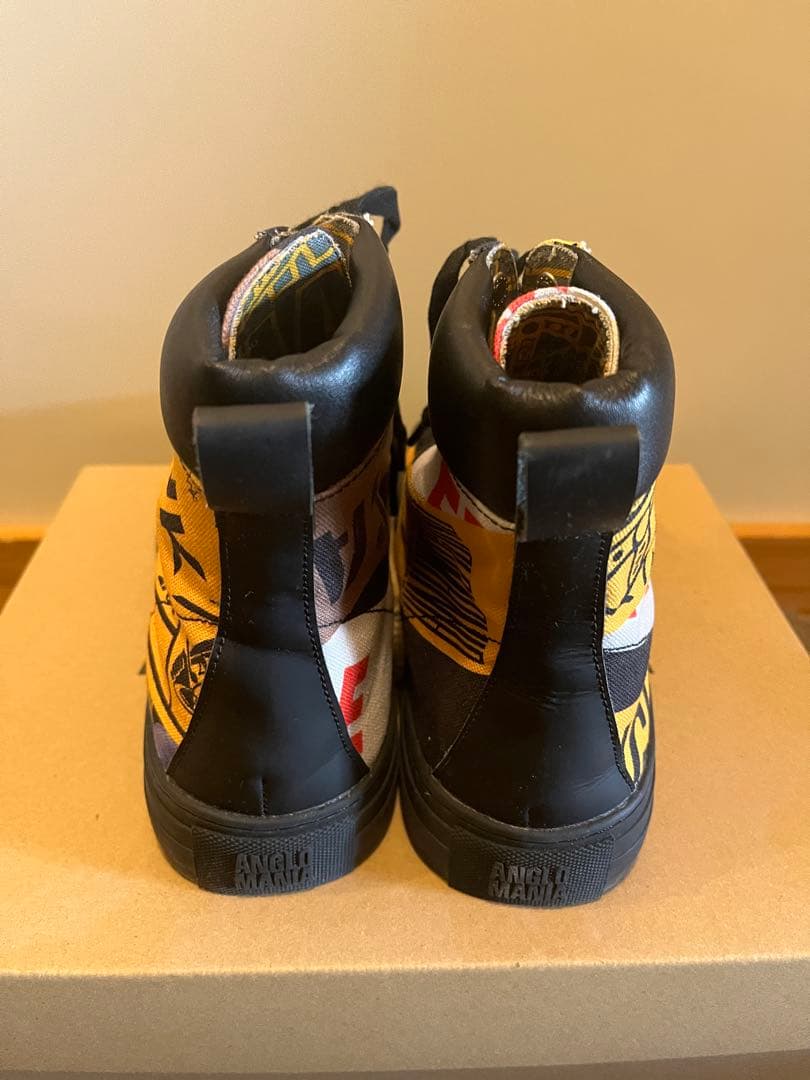 ANGLOMANIA マルチカラー ハイカットスニーカー