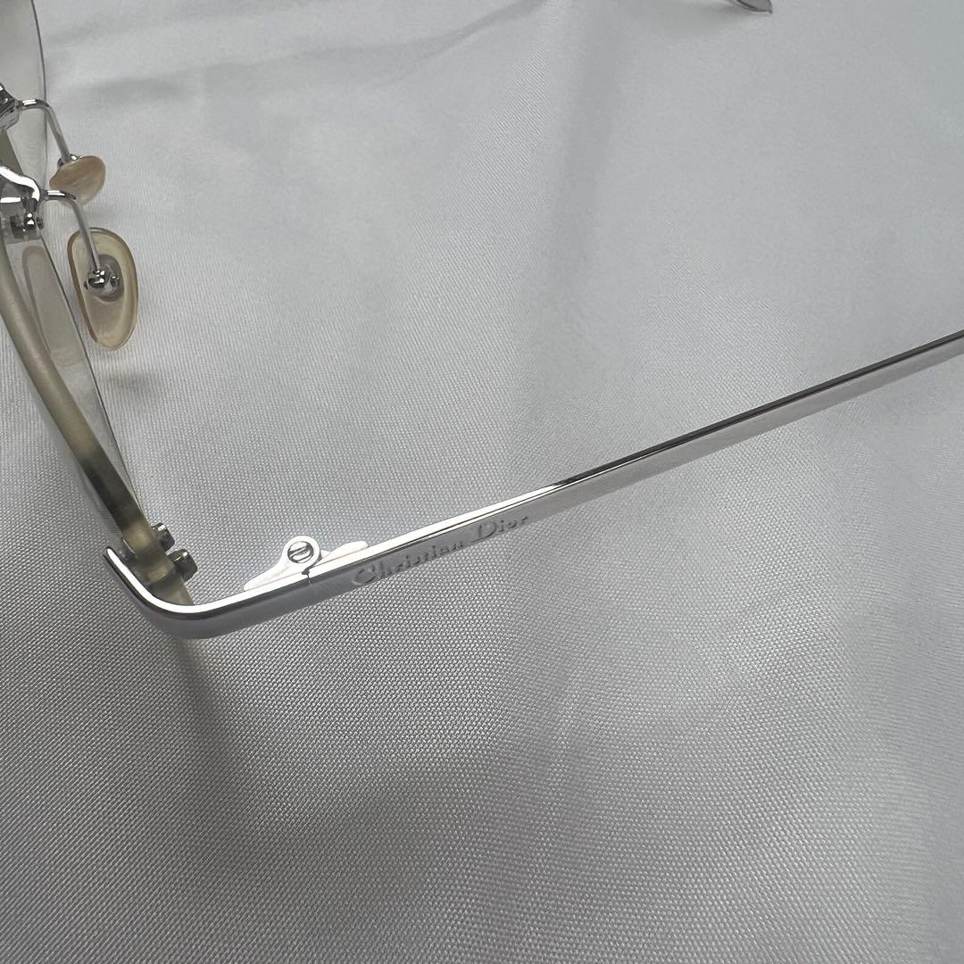 小物 Christian Dior rimless oval sunglasses