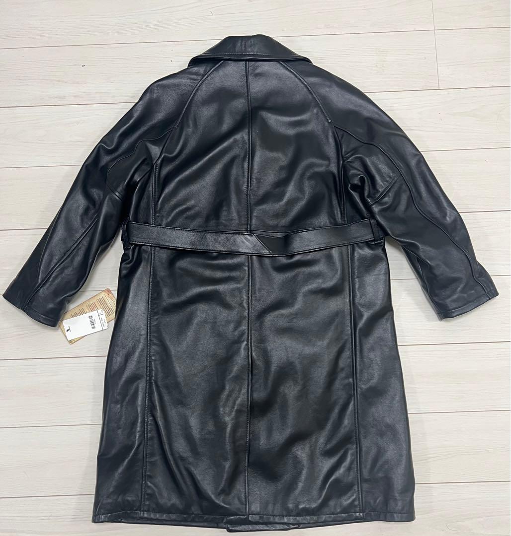 Supreme Schott Leather Trench Coat Sサイズ