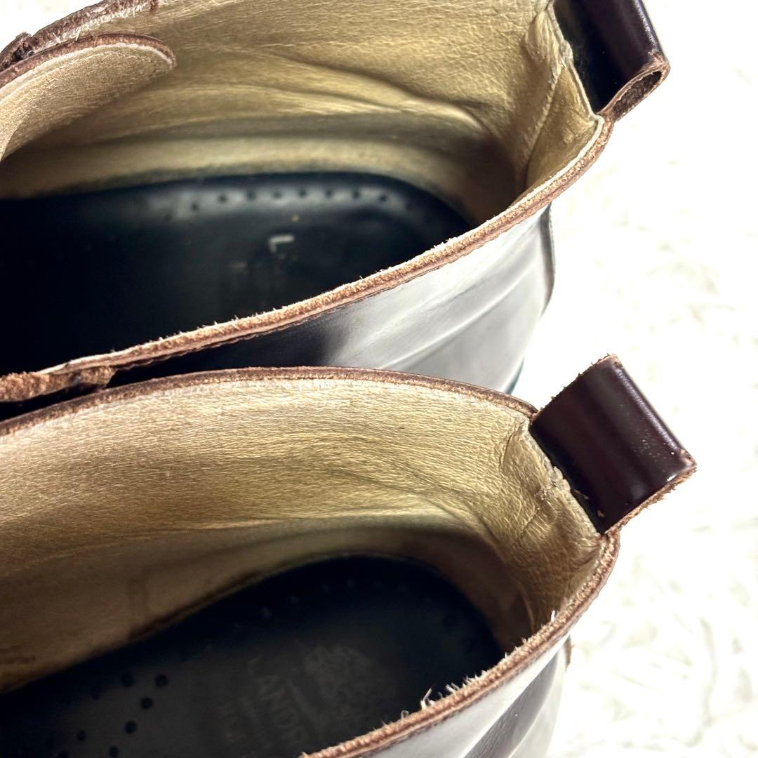 ✨美品✨LANDROVER　ブーツ　ストレートチップ　レースアップ　ボルドー