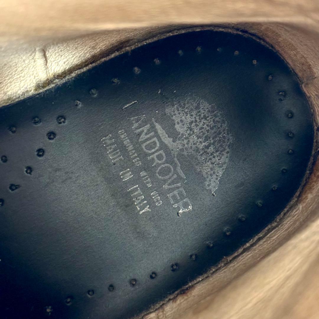 ✨美品✨LANDROVER　ブーツ　ストレートチップ　レースアップ　ボルドー