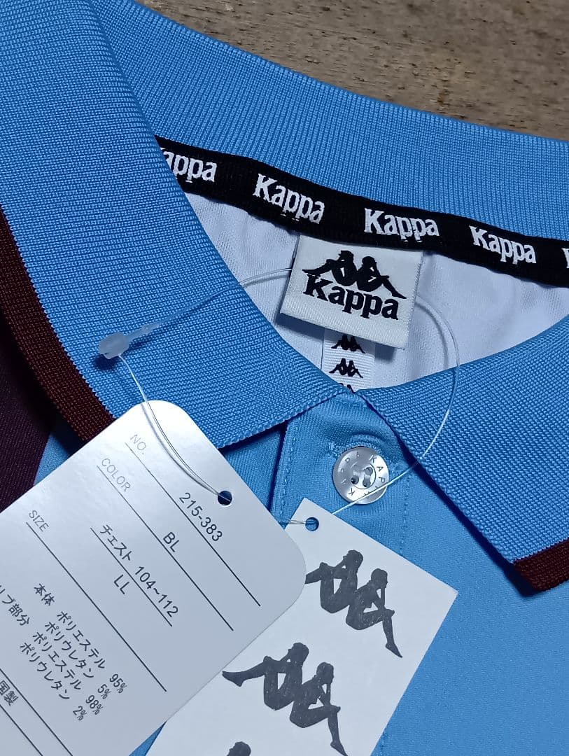 新品 Kappa ストライプ UNISEX カジュアルシャツ 完売サイズ XL