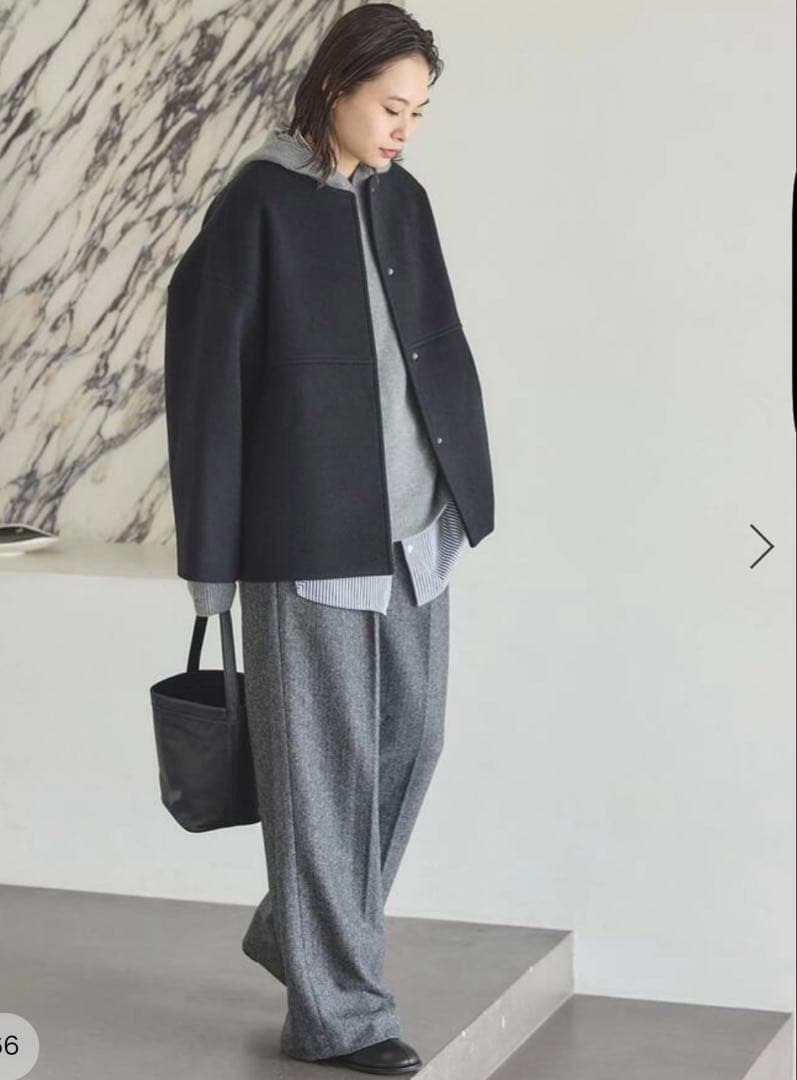 ジャーナルスタンダード　スーパー140ビーバーノーカラー　Mサイズ