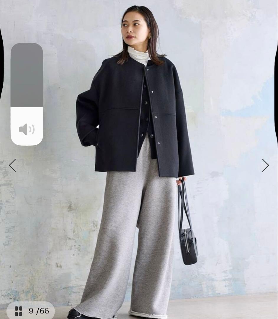 ジャーナルスタンダード　スーパー140ビーバーノーカラー　Mサイズ