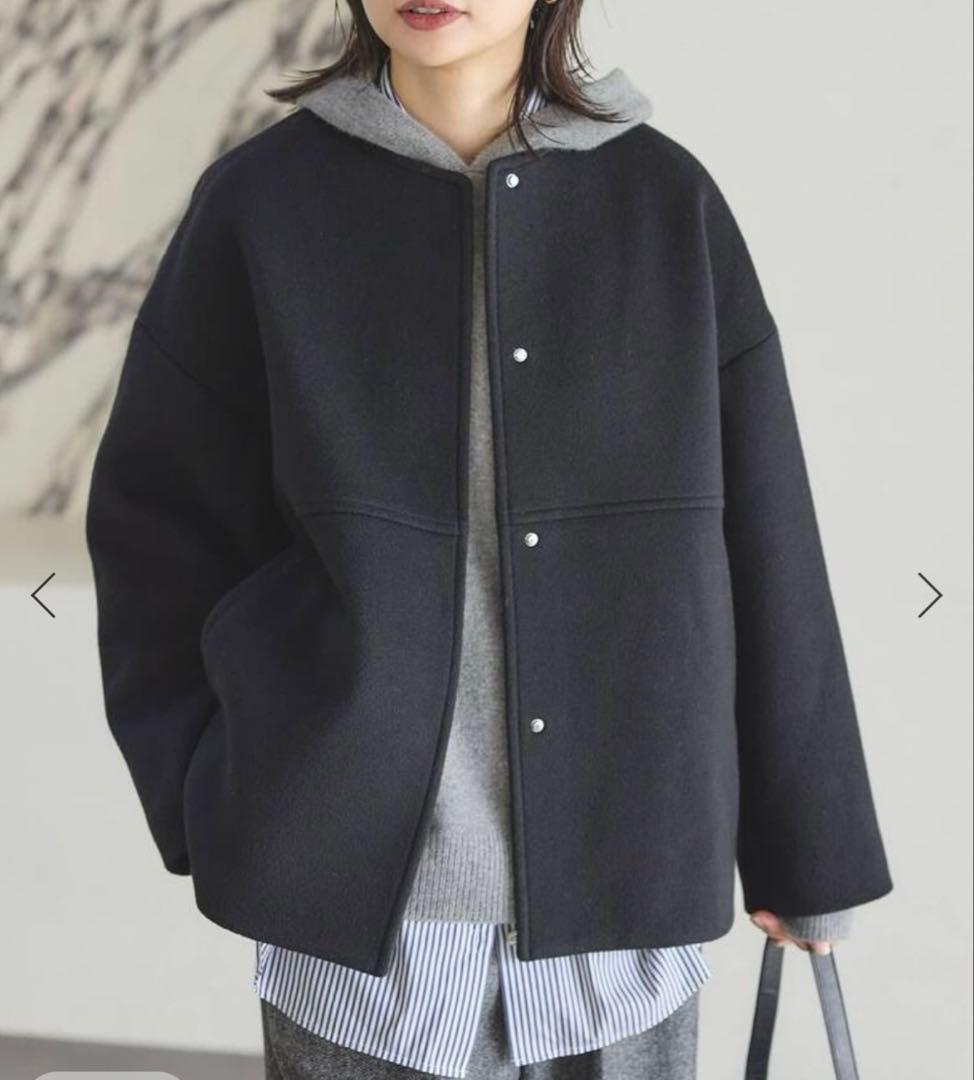 ジャーナルスタンダード　スーパー140ビーバーノーカラー　Mサイズ