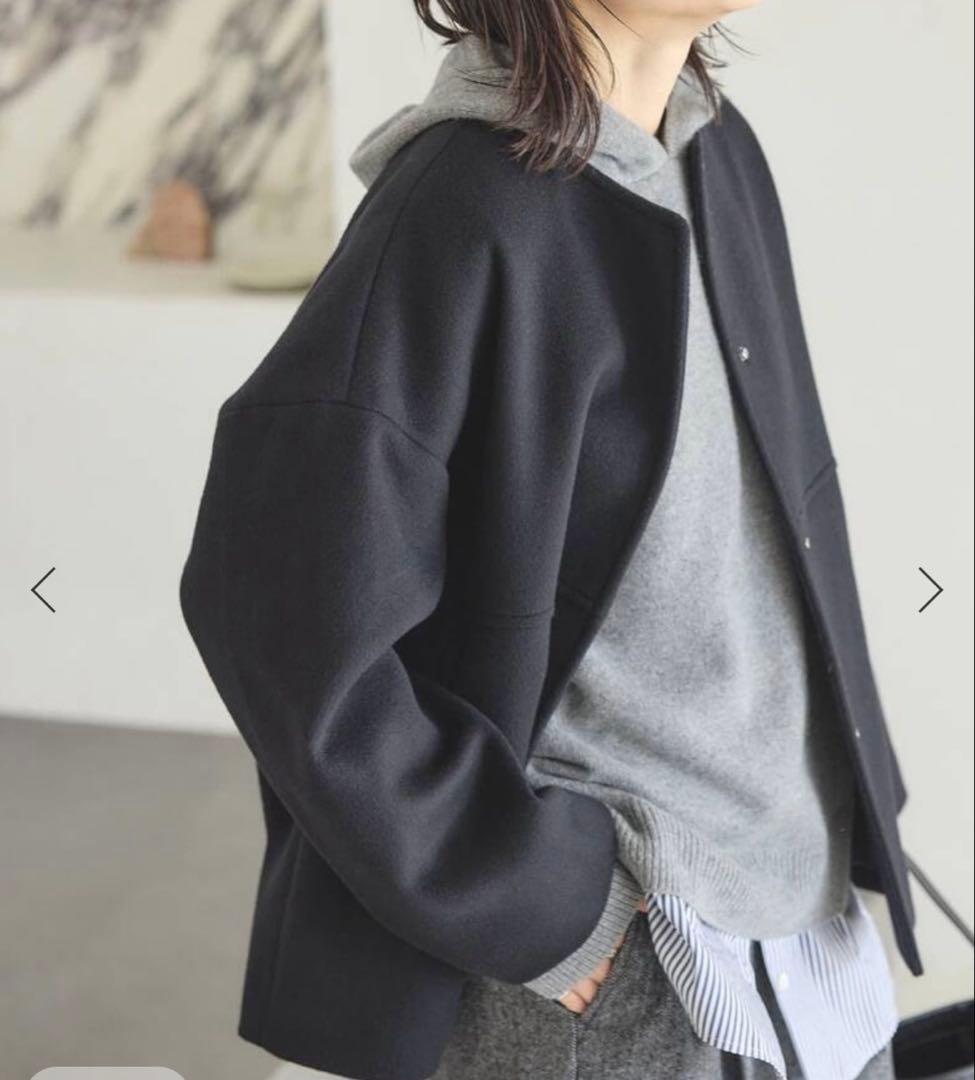 ジャーナルスタンダード　スーパー140ビーバーノーカラー　Mサイズ