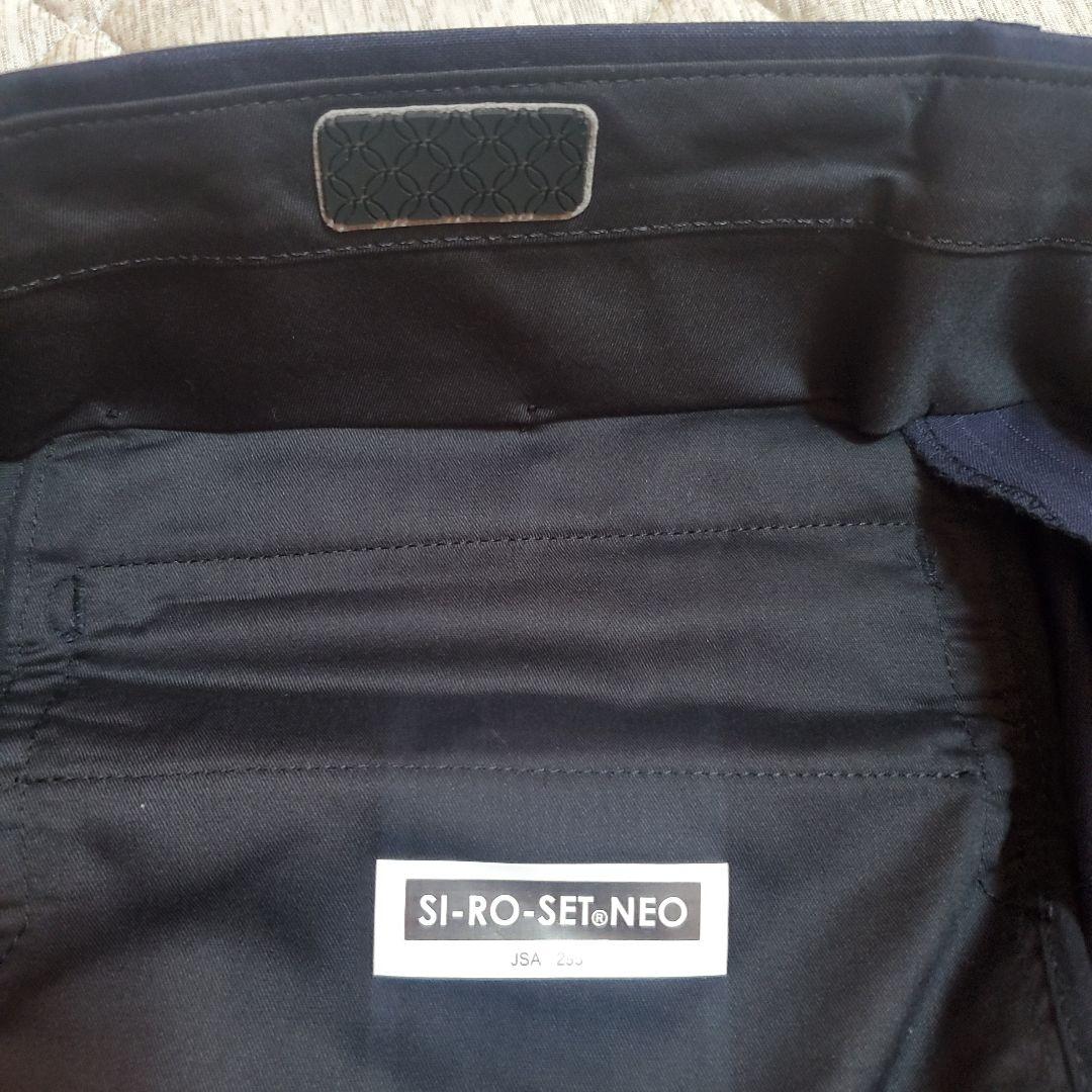 グ*レ様 極美品REDAイタリア製生地ネイビー ストライプ日本製 A3～A4オー