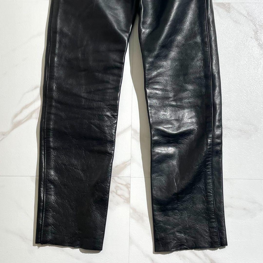 バンソン　レザーパンツ　革パン　バイカー　W27