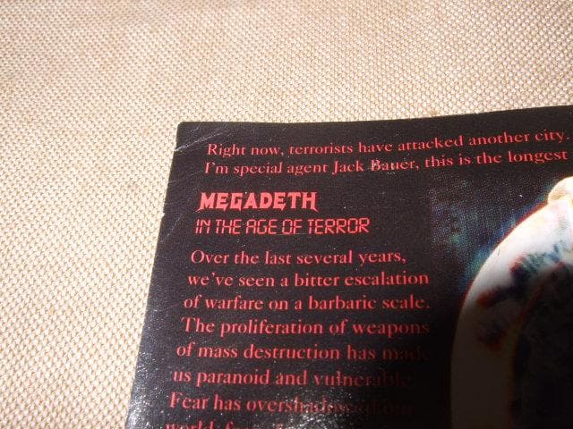 MEGADETH,新品,メガデス,スラッシュメタル,直筆サイン入り