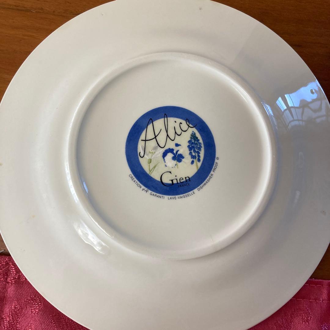 Gienジアン　プレート5枚　フランス