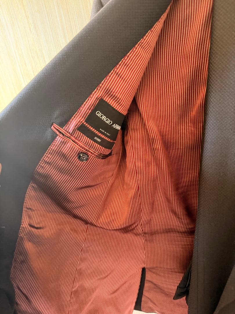 GIORGIO ARMANI アルマーニ　メンズスーツ セットアップ上下　M
