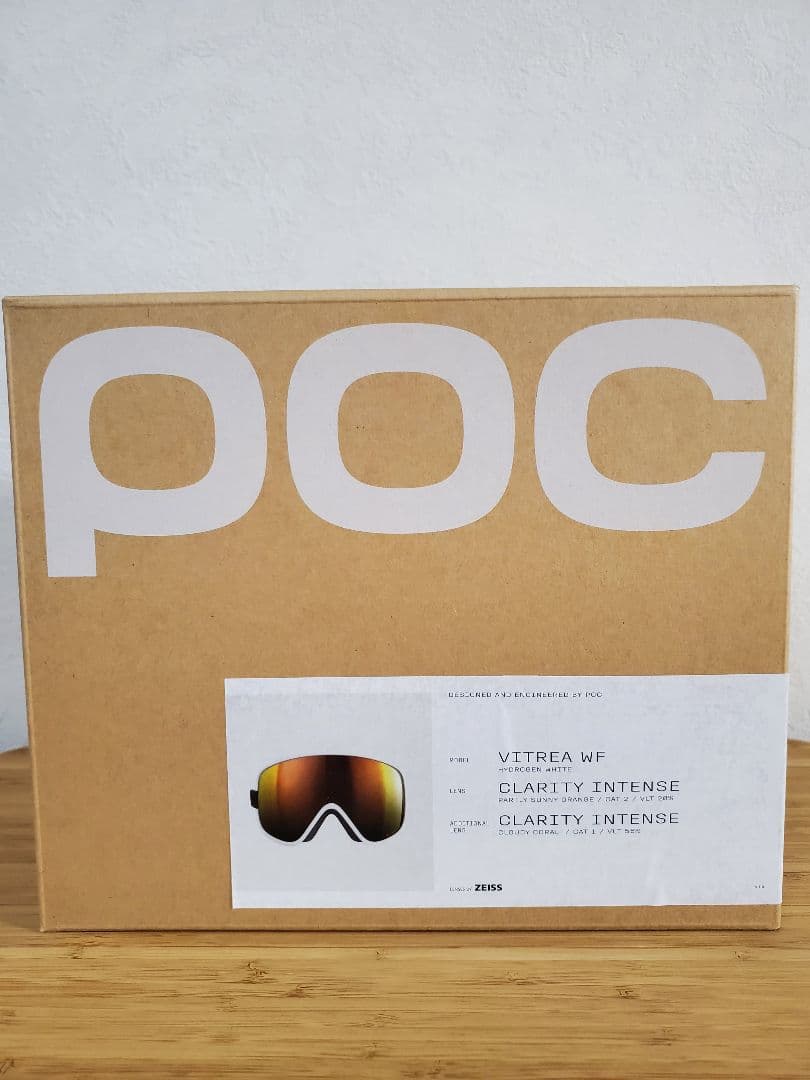ポック Vitrea ワイドフィット スキーゴーグル ハイドロジェンホワイトOR