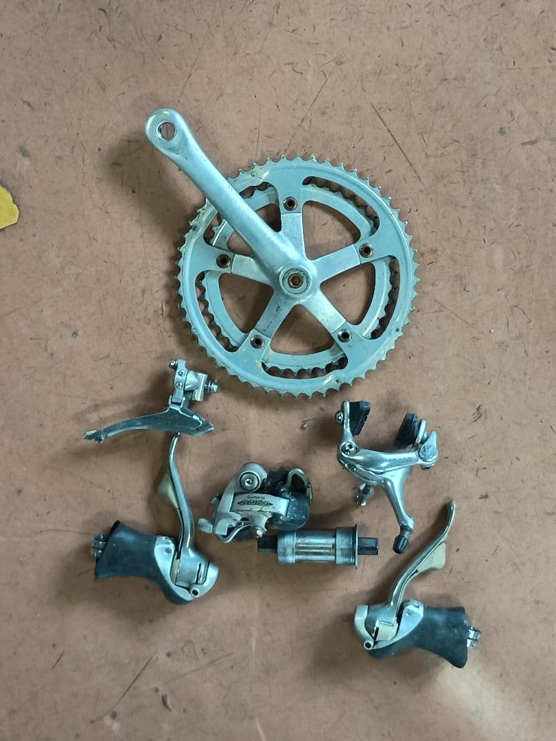 自転車 コンポーネントセット アルミ製 Shimano RX100 STI