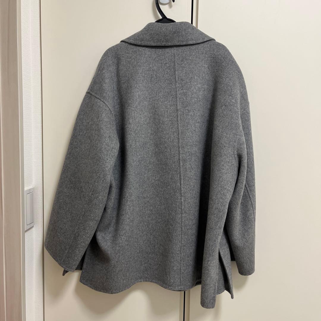 BALLSEY プレミアムウールリバー オープンカラーショートコート