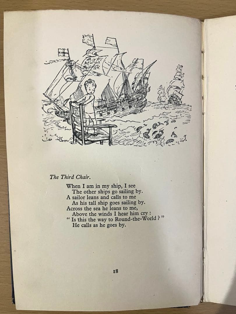 N o.412 希少 アンティーク 洋書 絵本 児童書 童謡 子どもための詩集