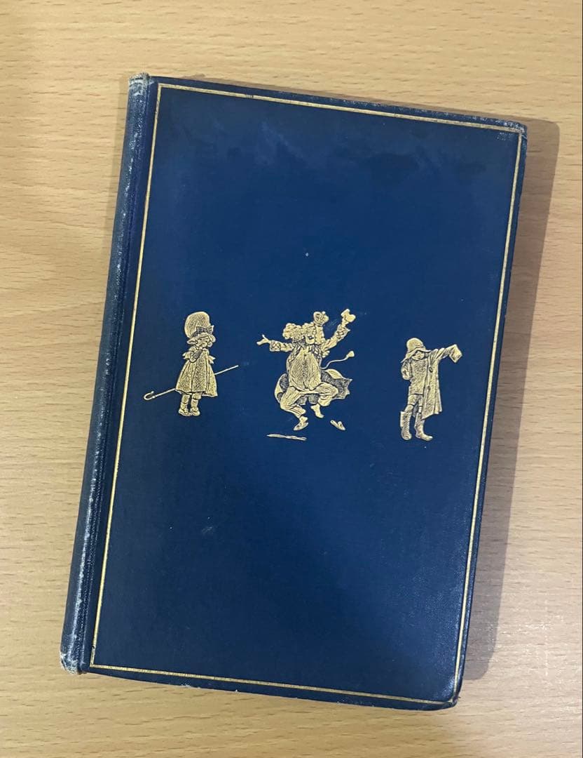 N o.412 希少 アンティーク 洋書 絵本 児童書 童謡 子どもための詩集
