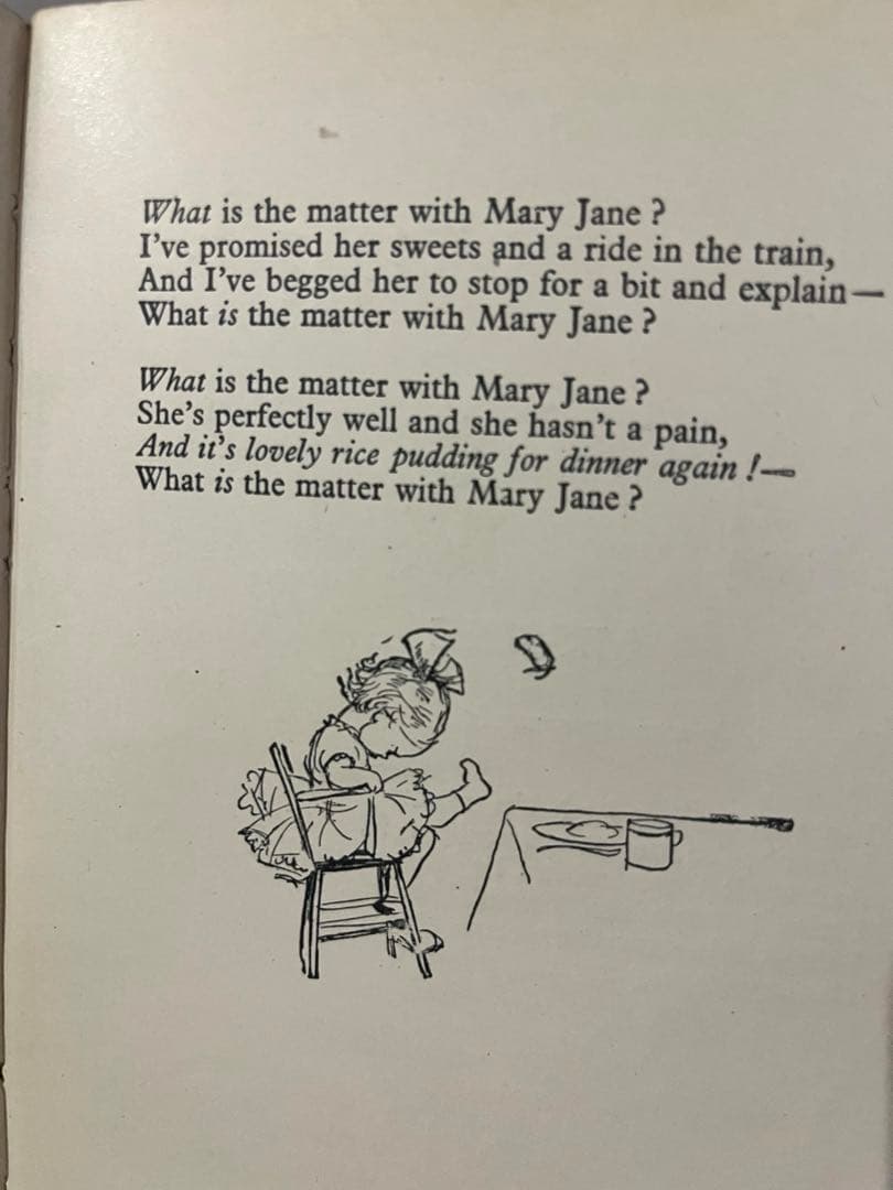 N o.412 希少 アンティーク 洋書 絵本 児童書 童謡 子どもための詩集