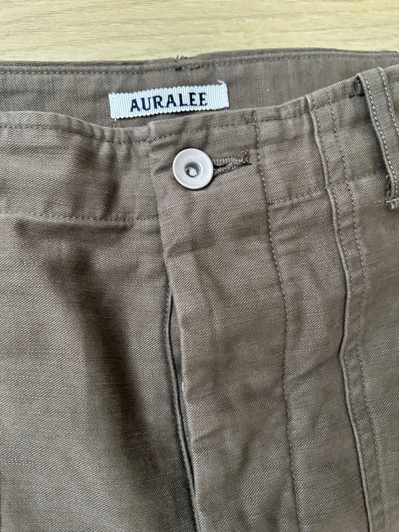 AURALEE BAKER PANTS ブラウン 25AW 美品 デニム　パンツ