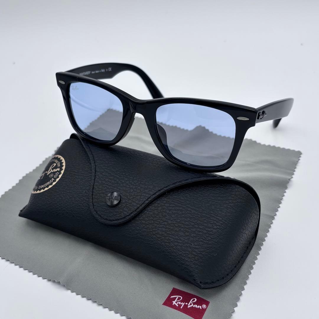 ✨美品✨ レイバン ウェイファーラー RB2140-F ブルーレンズ 正規品