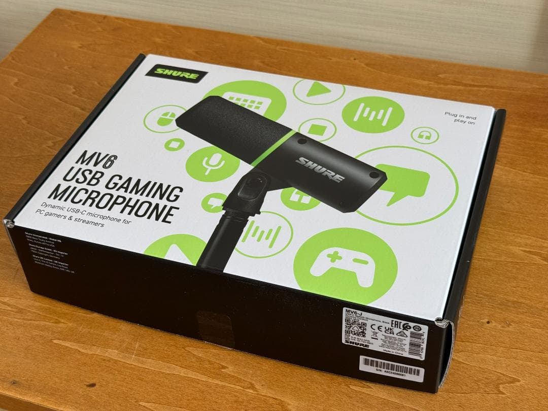 SHURE MV6 USBゲーミングマイク