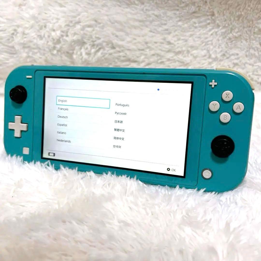 Nintendo Switch Lite ターコイズ 任天堂 動作品