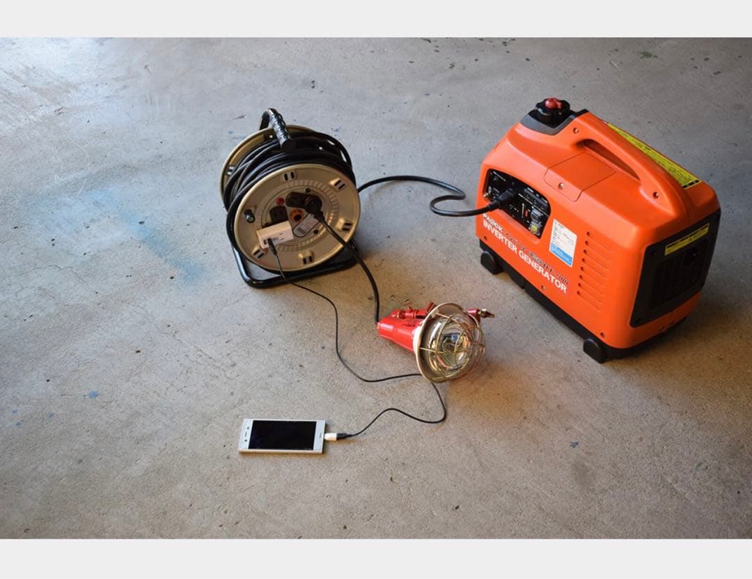 エンジン発電機 900W