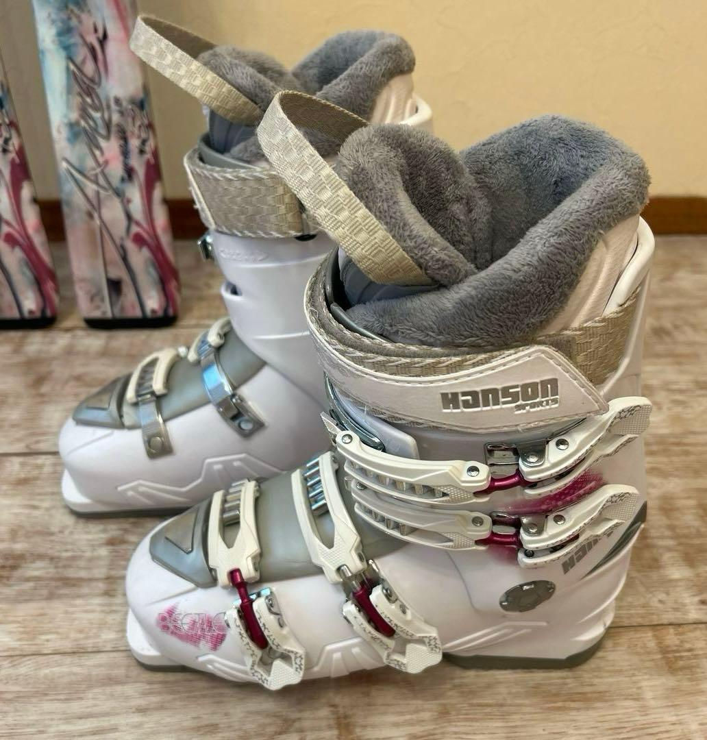 【yuki】カービングスキーセット　スキー板152㎝　ブーツ25.5㎝