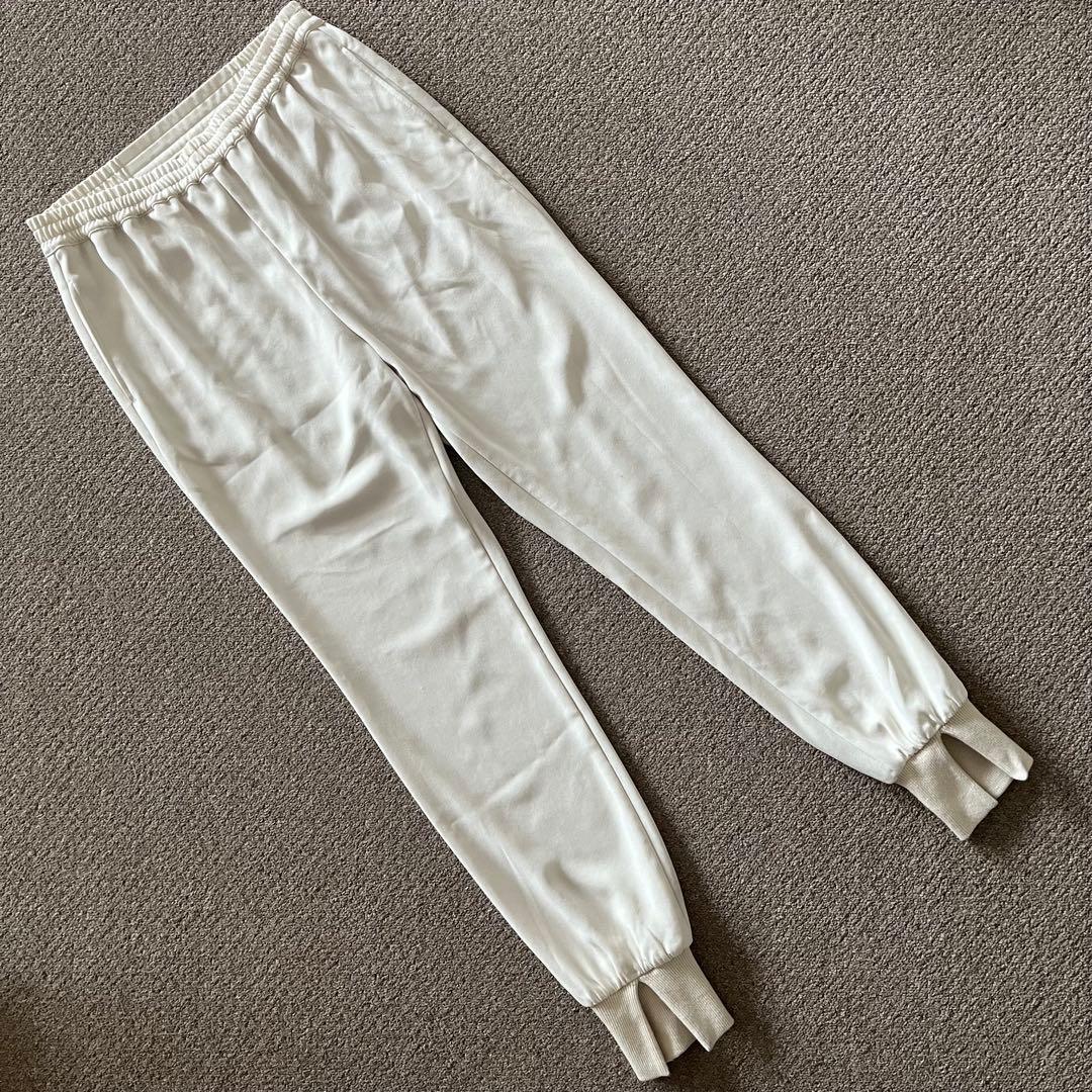 Col Pierrot コルピエロ ジョーゼット スソリブ パンツ 白 38