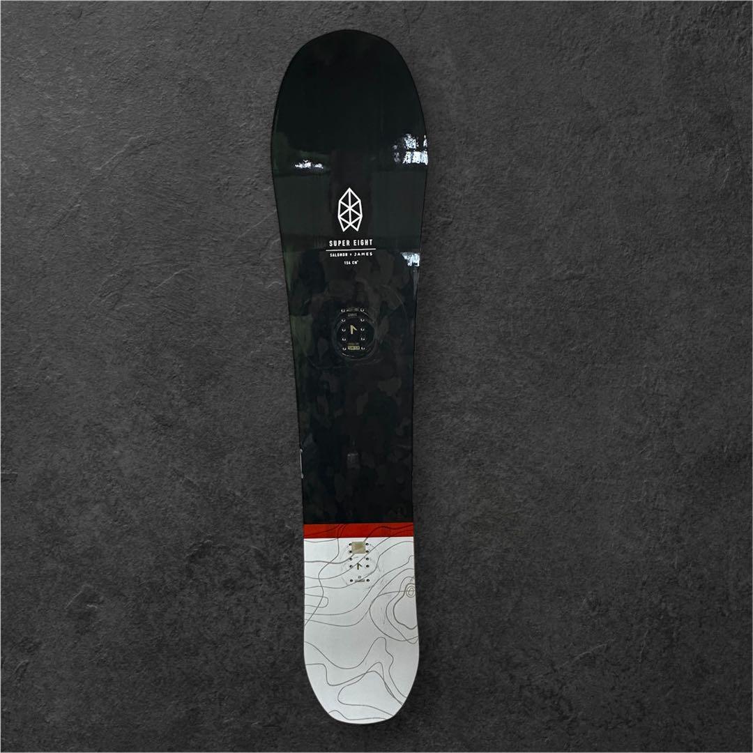 SALOMON SUPER EIGHT×RIDE C-2 スノーボード２点セット