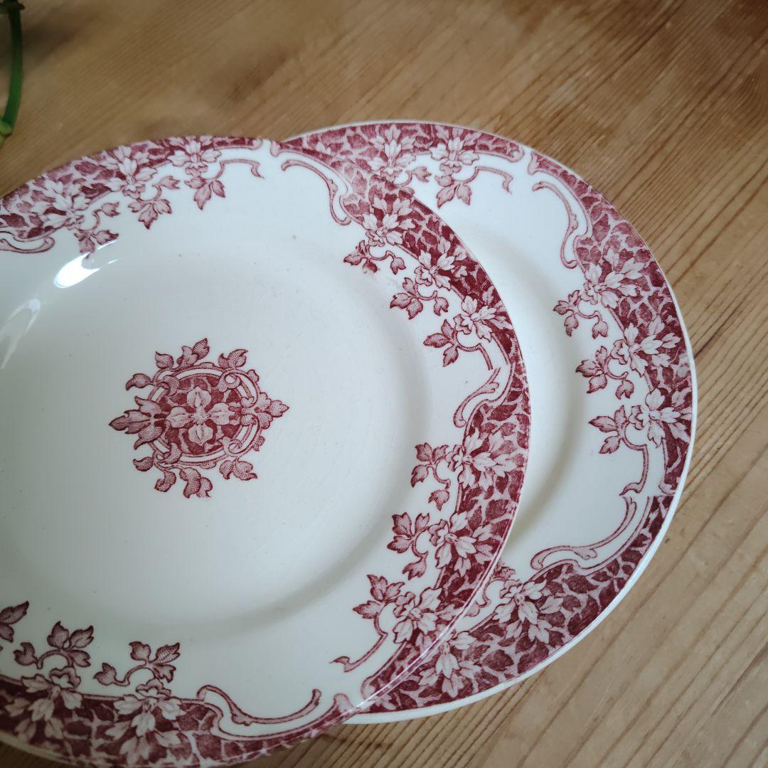 ※美品※フランスアンティーク　ショワジールロワ　プレート　２枚