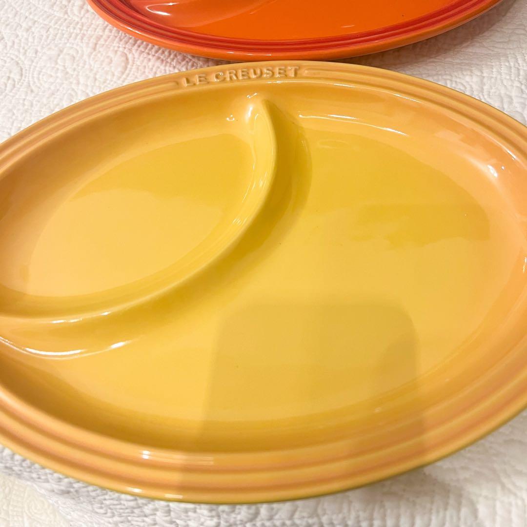 発送は週末shimashima ③ルクルーゼ マルチオーバルプレート