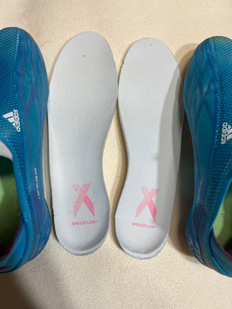 adidas X エックススピードフロー　25　＋　FG　紐なし　スパイク