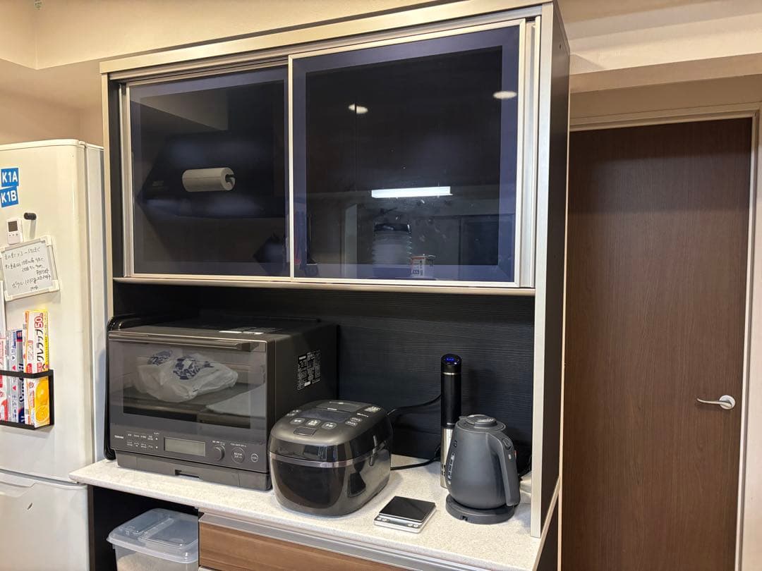 大輔【綾野製作所】TK-120FS 食器棚 美品 中古