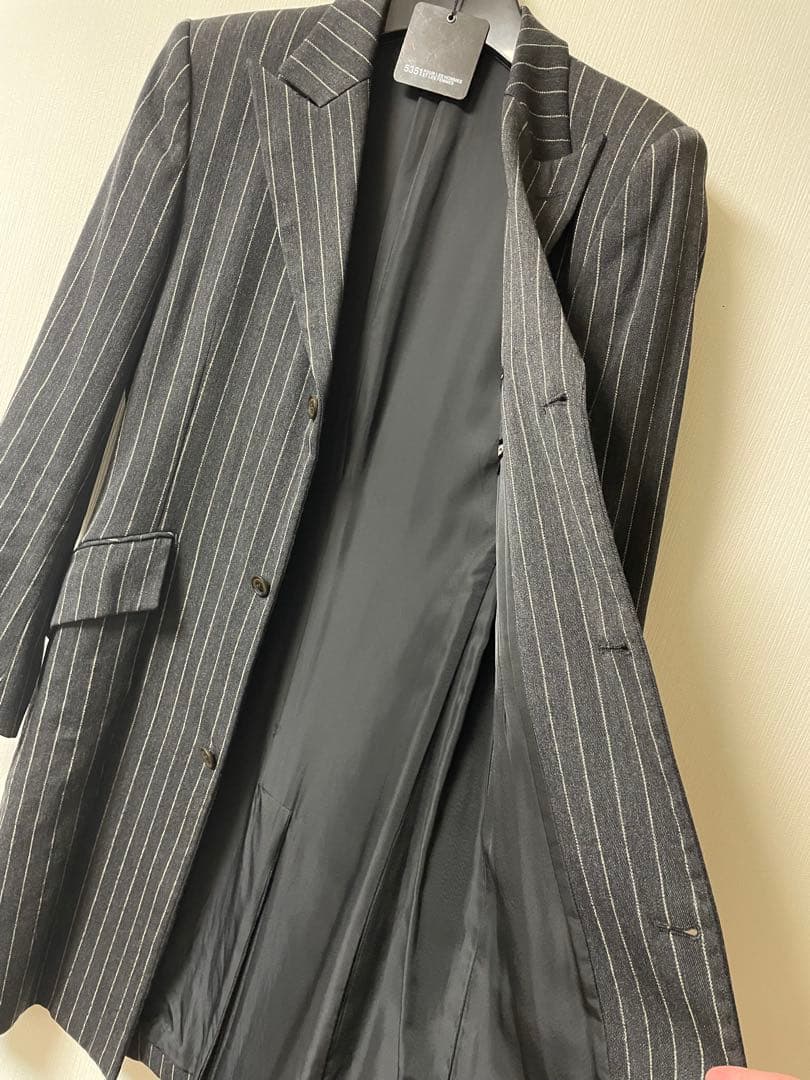 【美品】5351 ウールロングコート shellac トルネードマート