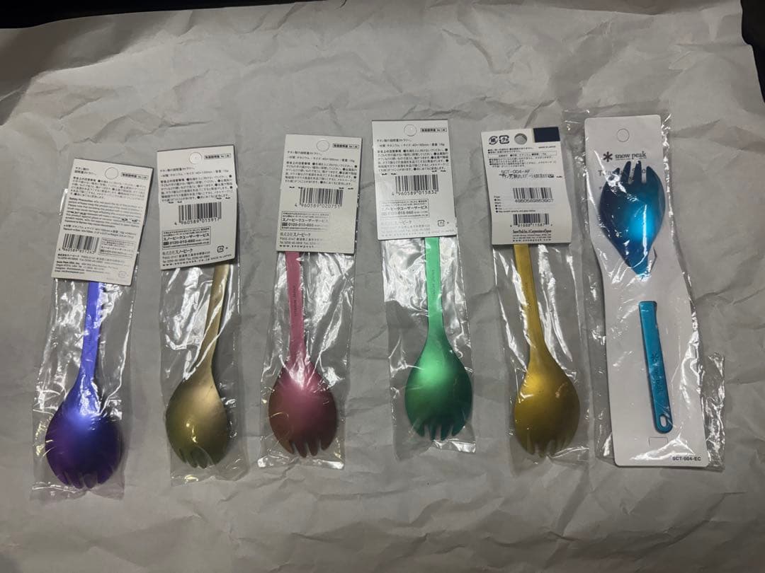 スノーピーク  Peak チタン先割れスプーン