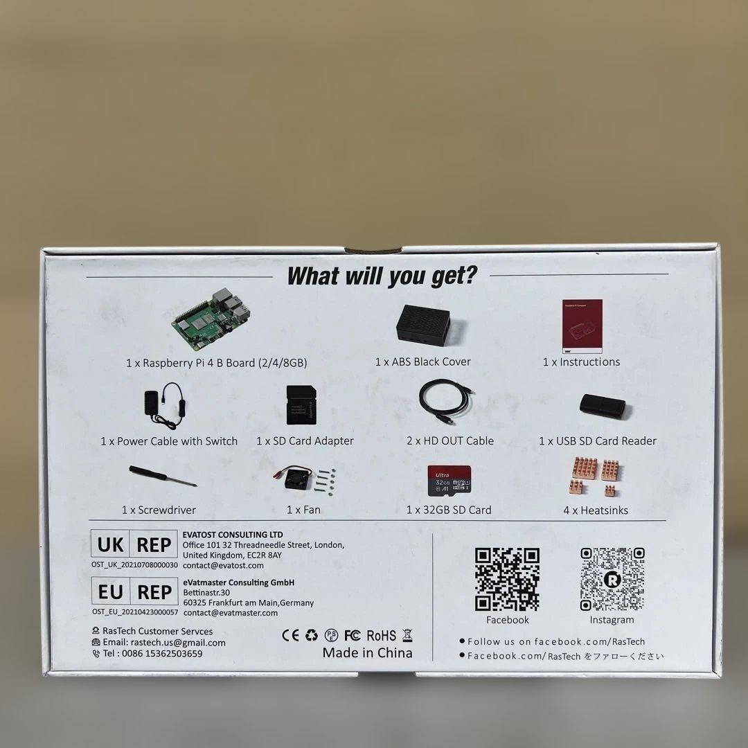 ミニPC 601337RasTech Raspberry Pi 4Staryer Kit