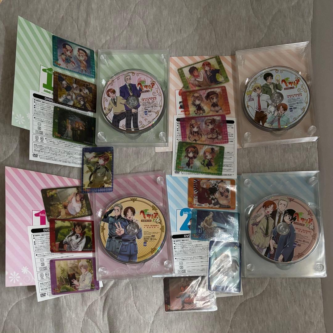 ヘタリア アニメDVD アニメイト限定版 セット まとめ 特典